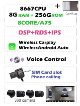 4G SIM DSP Carplay Auto Android 13.0 8G+256G Car DVD Player Wifi Bluetooth RADIO GPS For Alfa Romeo 159 Sportwagon Spider Brera