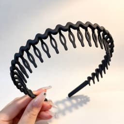 Solid Color Wave Headband for Girl Women Summer Face Wash Sports Hair Band Headbands Non-slip Hair Bands for Women Accessories
