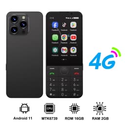 UNIWA F26 Pro 4G 3.5'' Touch Screen Keypad Phone Android 11 2GB+16GB 2850mAh Dual SIM Card Cellphone Whatsapp Google Smartphone