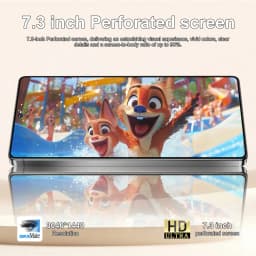 K-Touch Smartphone For C27 Ultra 7.3inch Full Display Cell Phone 7800mAh Battery Mobile Phones 48MP Camera 22GB+2TB Face ID Unlocked 5G Dual SIM Android 15 CellPhones with FM Radio GPS