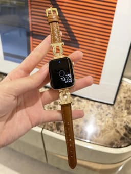 Diamond Leather strap for Apple Watch Band 44mm 45mm 38-42-40-41mm Luxury design Bracelet iwatch series 8 7 SE 6 5 4 Ultra 49mm