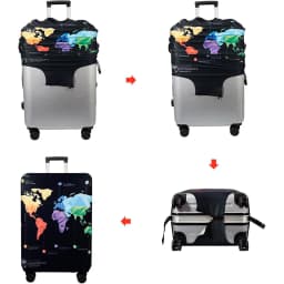 Thick Elastic Luggage Protective Cover Zipper Suit For 18-32 inch Bag Suitcase Covers Trolley Cover Travel Practical Accessories