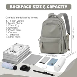 Laptop Backpack for Women, Anti Theft Work Backpack for 14 Inch, School Backpack Nurse Backpack, Bookbag for Teenage Girls Boys