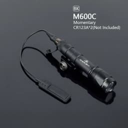 Tactical Surefir M600 M300 Airsoft Powerful Flashlight Dual Pressure Switch AR15 20mm Rail Hunting LED White Lamp Scout Lights