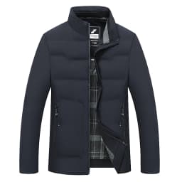 Top Grade Middle-aged Men's Bubble Puffer Parka Jacket Windbreaker Coat Winter Warm Thickened Short Outerwear