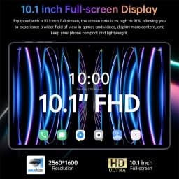 CHOTOG Pad 7s Pro 5G Dual SIM Card Tablet 10000mAh Tab PC 10.1inch Tablets 22GB+2TB Tablet Android 15 For Children's Kids Tab