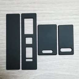 DIY Door Hinge Mounting Plate With Holes For Home Kitchen Cupboard for for BB Stubby aio RAGA SSPP switch panels Doors Furniture