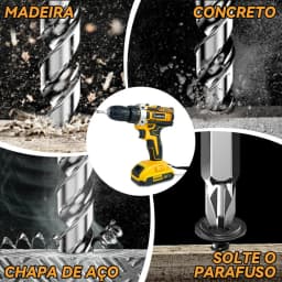 Kit Ferramentas Elétricas 26V 47 Peças Com Maleta Para Reparos, Montagens E Trabalhos De Precisão