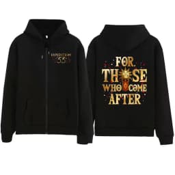 For Those Who Come After Zip Up Hoodie Clair Obscur Expedition 33 Game Fans Men Women Sweatshirt Vintage Oversized Coats Hoodies
