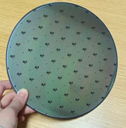6 inch 12 Inch 8-inch Silicon Wafer, Round Lithography Wafer Semiconductor Exhibition Display, Integrated Circuit