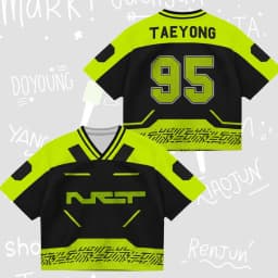Kpop NCT 127 Everything All At Once Neo Jersey Gift for Fans Street Sportswear Family Matching Summer Breathable Quick-drying