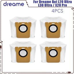 Dreame Bot L20 Ultra / L30 Ultra / X20 Pro Supplies Accessories Main Side Brush Mop Cloths Hepa Filter Dust Bags Parts