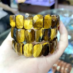 New 10X12MM Natural Stone S-shaped Amethyst Agate Tiger Eye Crystal Bracelet for Men and Women, Simple and Fashionable Jewelry