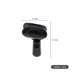Portable Microphone Holder Adjustable Stretchable Durable Multifunction Practical Universal Stage Use Clip Stand Rotatable
