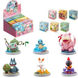 BLOKEES Pokemon Figure Pikachu Bulbasaur Squirtle Charizard Eevee Ceruledge Greninja Action Figure Toys Collect Christmas Gift