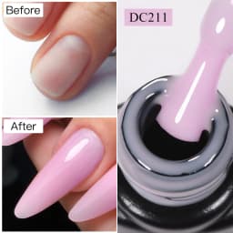7ML Nude Quick Extension Gel Nail Polish Milky White UV Construct Hard Gel Semi Permanent Acrylic Extension Nail Art Varnish