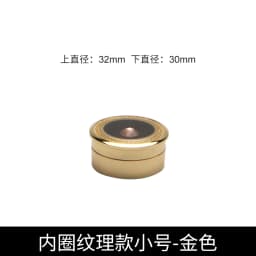 Jewelry Storage Box Gemstone Box Metal Plating Transparent Round Rotating Surface Bare Stone Color Diamond Display Box