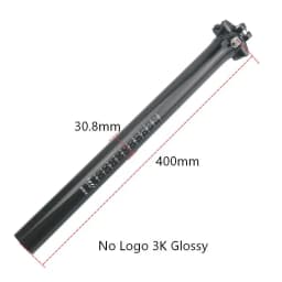 Alfa Pasca Carbon Fiber Seat Post 27.2/30.8/31.6mm Zero Offset Mountain/Road Bike Seat Parts No Logo 3K Matte/Glossy Accessorie