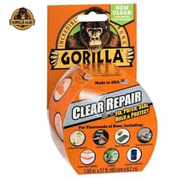 Crystal Black/White/Clear Gorilla Tape 48mm X 8.2m UV and Temperature Resistant
