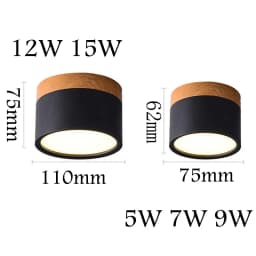 5W 7W 9W 12W 15W Dimmable LED Downlight Led Surface Mounted Ceiling Downlight Nordic Spot Light for Indoor Foyer, Living Room