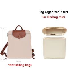 Bag organizer insert for longchamp backpack nylon storage platinum bag support storage inner modification bag accessories