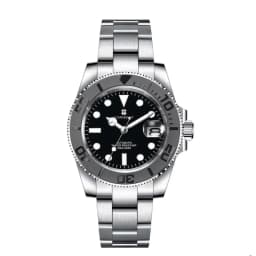 40mm Corgeut man Watch Custom Logo Luxury Sapphire NH35 Automatic Mechanical Watches Ceramic Bezel 120 Click Luminous