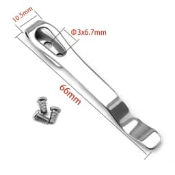 1piece Back Clip for DIY Folding Pocket Knife Tool DIY Accessories Multi Design Back Clip Custom Folding Knife Back Clip Holder