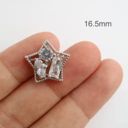 5pc Luxury Crystal Buttons Rhinestone Cubic Zirconia Button for Clothes Decorative CZ Sewing Cashmere Knit Cardigan