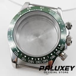 Daytona 40mm VK63 Sapphire Glass Watch Case Ceramic Bezel Men's Watch Accessories Suitable for VK63 VK63A VK64 Quartz Movement