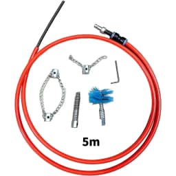 For Home Plumbing 5meters Hand Crank Auger Effective Toilet Clog Remover Hand Crank Tool Hand-cranked Mechanism