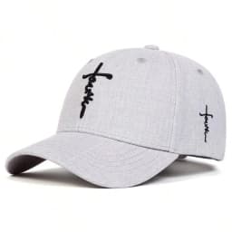 2Pcs Unisex Cross Embroidery Baseball Caps Spring Autumn Outdoor Adjustable Casual Hats Dad Hat Sunscreen Hat Combo Set