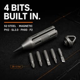Titanium Alloy Mini Pen Screwdriver Portable Outdoor Camping Multi-functional Gear Pocket Tools EDC