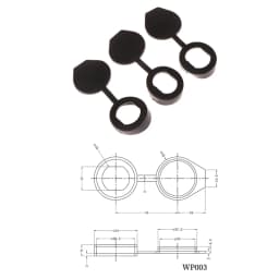 MS705/816 Waterproof Cap Cover 3pcs/set  Outdoor Accessories  For Cabinet Cam Lock Industry Cylinder