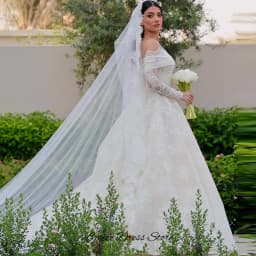 Customized Long Sleeves Bridal Gowns with Off the Shoulder Appliques Lace Vestido De Novia Charming A-Line Vestido De Novia