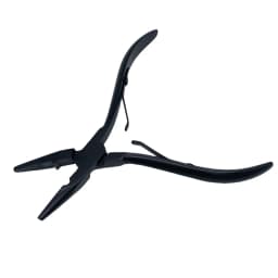 1 PC 5 inch Silver Stainless Steel Clamp Hair Extension Plier with Hole Keratin Hair Extensions Ring Removal Tools