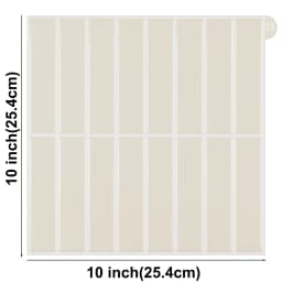 10 Sheets Peel and Stick Tiles 3D Waterproof Wall Tiles for Living Room RV PVC Wall Panels Interior Wall Decoration