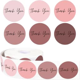 500pcs Round Thank You Stickers for Envelope Seal Labels Gift Packaging decor Birthday Party Scrapbooking Stationery Sticker