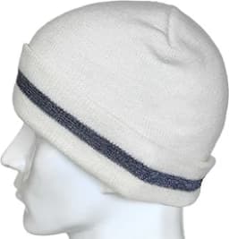 High Visibility Safety Beanie Reflective Knit Ribbed Hats Warm Winter Bonnets for Night Running Hiking Cycling