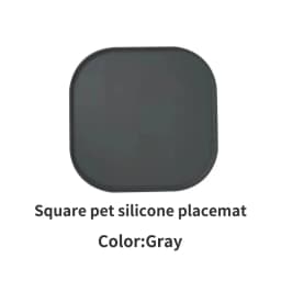 3-Color Available Pet Meal Mats, Made of Silicone, Soft and Easy to Clean, Cat Feeding Mats, Square Feeding Mats for Eating
