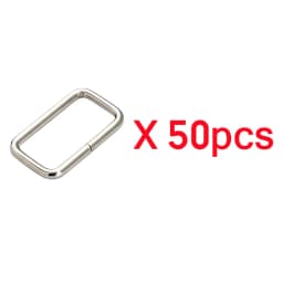 10-50pcs Rectangle Metal Buckles 13-38mm O Ring Webbing Belt Leather Rings Clasp Handbag Strap Clip Adjuster Hook Accessories