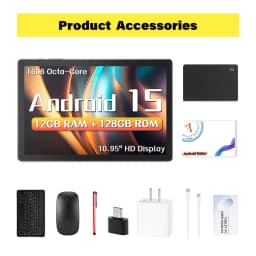 Paitanry Tablet Android 15 8000mAh 11 inch Tablets En Oferta 2025 with 12GB+128GB, Octa-core, 5MP+13MP Dual Camera