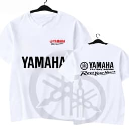 2026 Summer Yamaha Trendy Printed Short Sleeves for Men Women, Fashion, Leisure, Personalized Motorcycle Riding Clothes