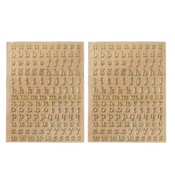 2 Sheets Metal Alphabet Stickers Uppercase Letter Lower Case Letters Stickers Self Adhesive 26 Letters Stickers Wholesale