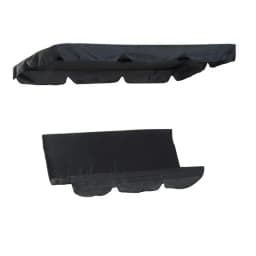 3-Seat Swing Seat and Ceiling Cover Garden Swing Hammock Tent Waterproof UV Protection Courtyard Swing Cover (not include swing)