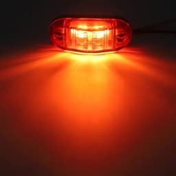 2PCS 12V 24V Truck Daytime Running lights DRL LED Lamps Warning Lights Side Marker Light LEDs Diode Light for Trailer