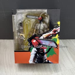 Figma 586 Chainsaw Man Action Figure SHF Denji Katana Man Anime Model Doll Statue Joint Movable Movie Toys Gifts
