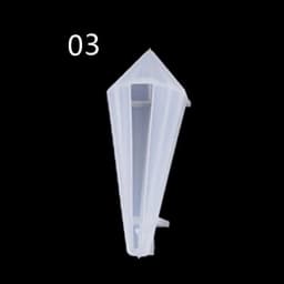 Resin Pendulum Molds Silicone Crystal Molds Epoxy UV Resin Molds for Resin Jewelry Pendant Making DIY Craft Tools
