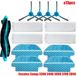 For Cecotec Conga 3290 3390 3490 3590 3690 3790 3890 Ultra Titanium Vital Vacuum Cleaner Main Side Brush Hepa Filter Spare Part