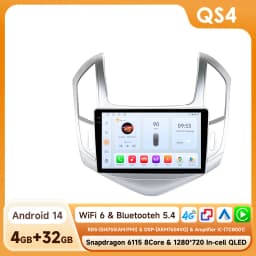 Hizpo 2din Android 14 Car Radio Multimidia For Chevrolet Cruze J300 J308 2012-2015 Video Player Navigation GPS Head Unit Carplay