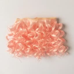 15CM Length Curly Doll Hair Imitation Wool Roll Gradient Color DIY Toy Hair Chemical Fiber Doll Hair Extensions For BJD SD Doll